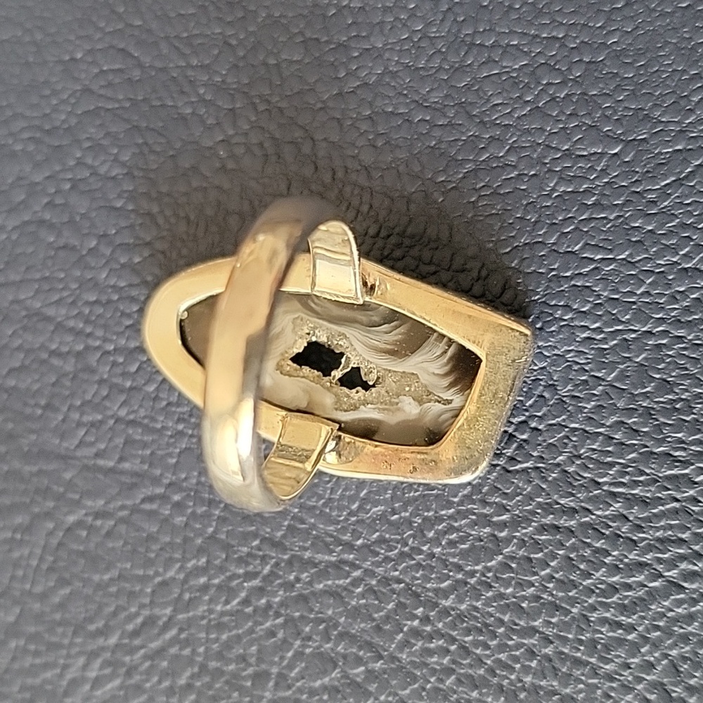 Geode Ring, Sterling Silver - image 2